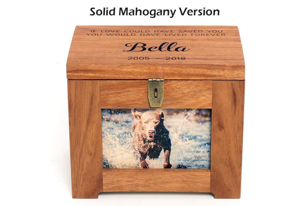Pet Memory Box/Urn with Name and Quote or Poem, Personalized - Cades and Birch 