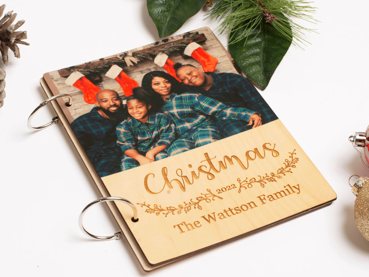 Custom Christmas Card Photo Album Personalized Christmas Card