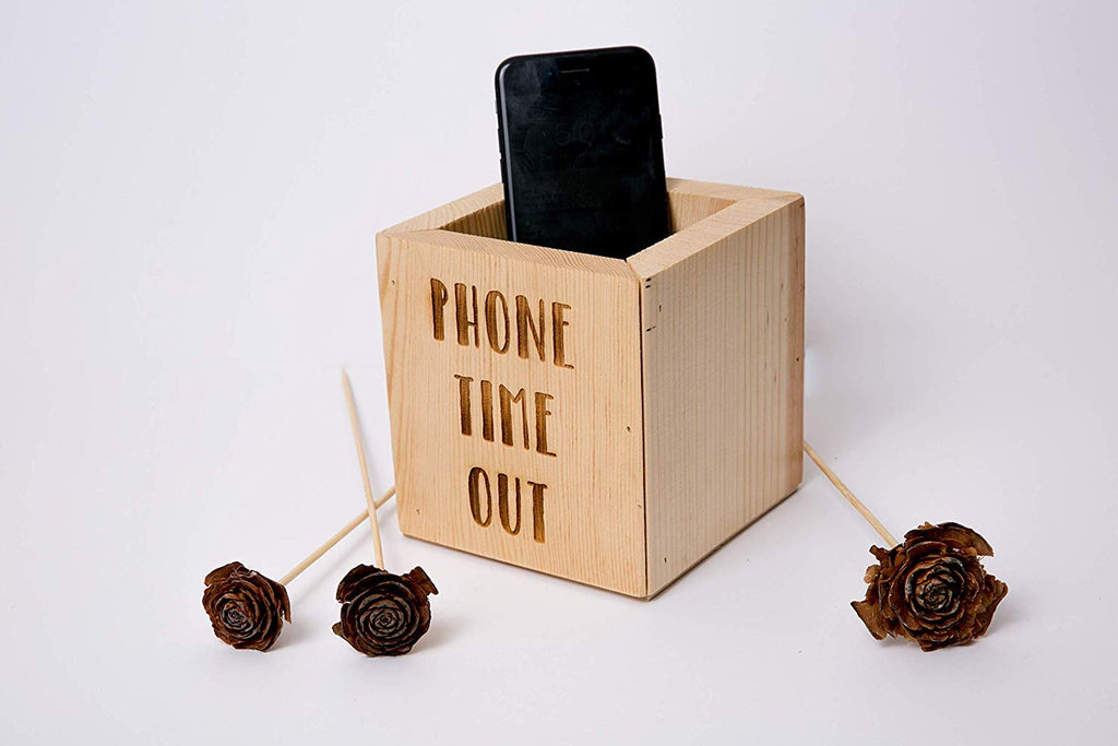 Unplug Box - Personalized Family Phone Time Out - Cades and Birch 