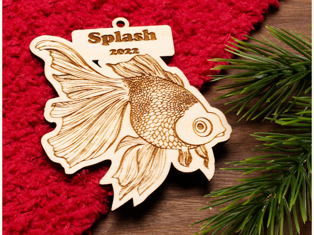 Fish Pet Christmas Ornament, Personalized