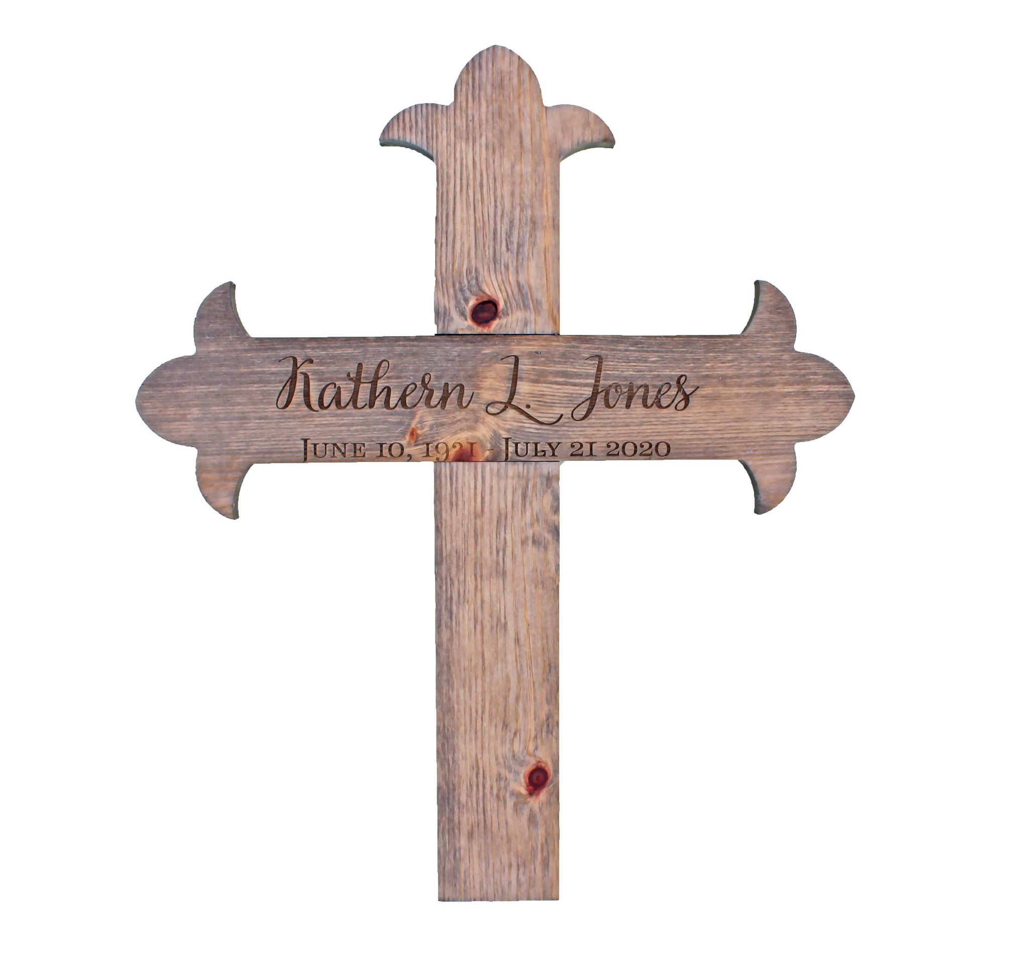 Wooden Memorial Crosses - Ornate Style - Made in USA – Cades and Birch