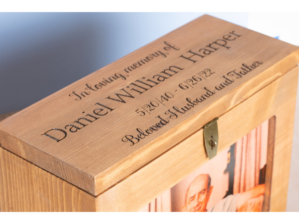 Memorial Personalized Mantle Box