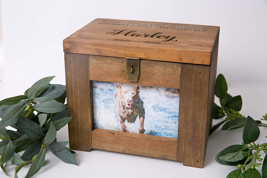 Pet Memory Box/Urn with Name and Quote or Poem, Personalized - Cades and Birch 
