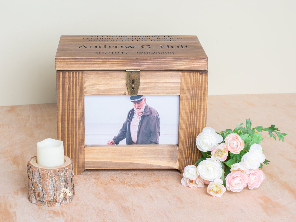 Memory Urn Box with Name and Poem, Quote, or Verse