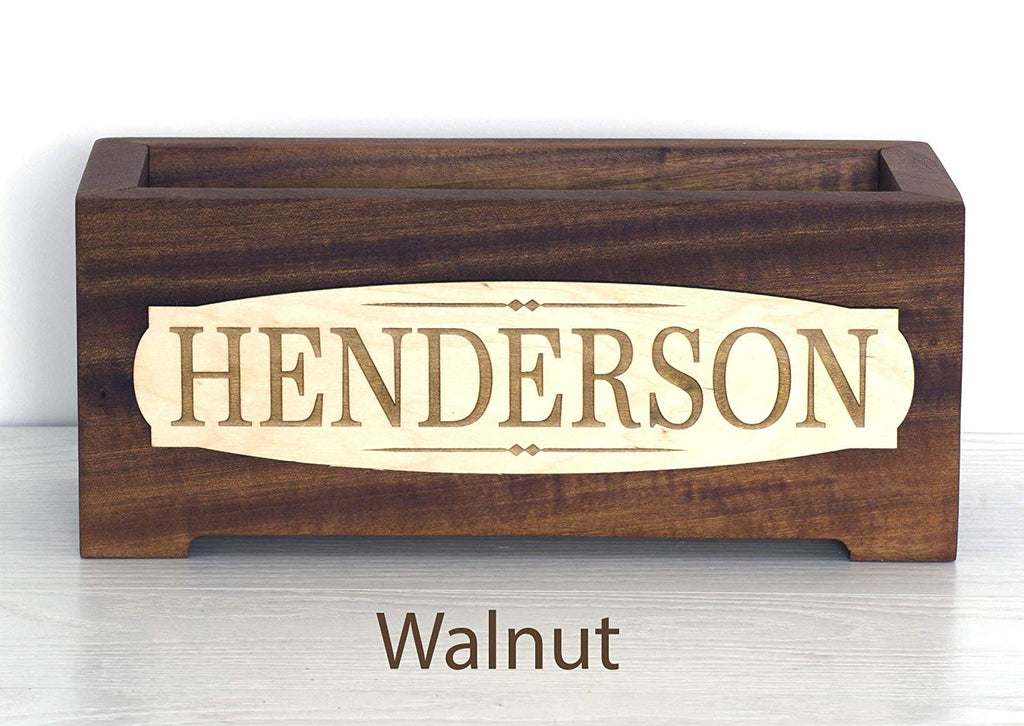 Vintage Style Personalized Planter Box - Client Name - Cades and Birch 