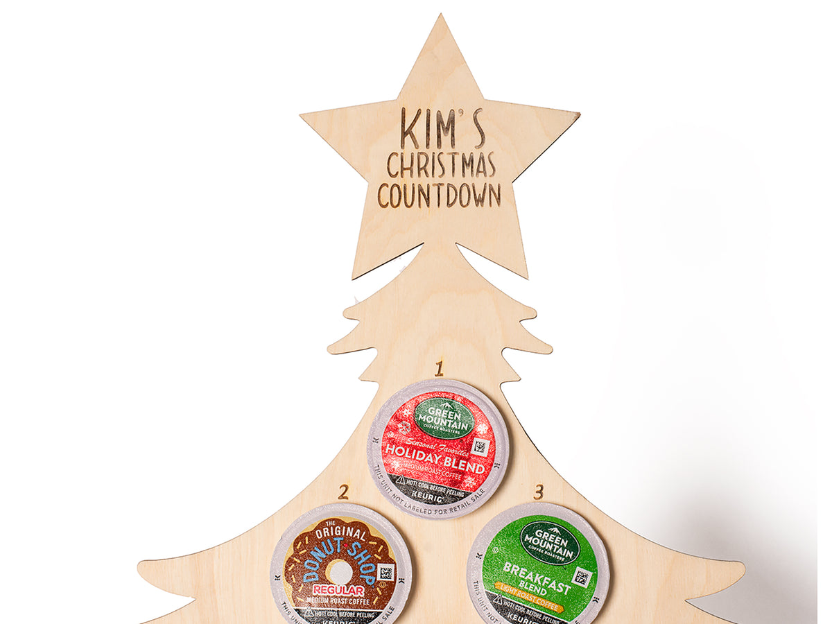 K- Cup Advent Calendar - Personalized Coffee Pod Holder – Cades and Birch