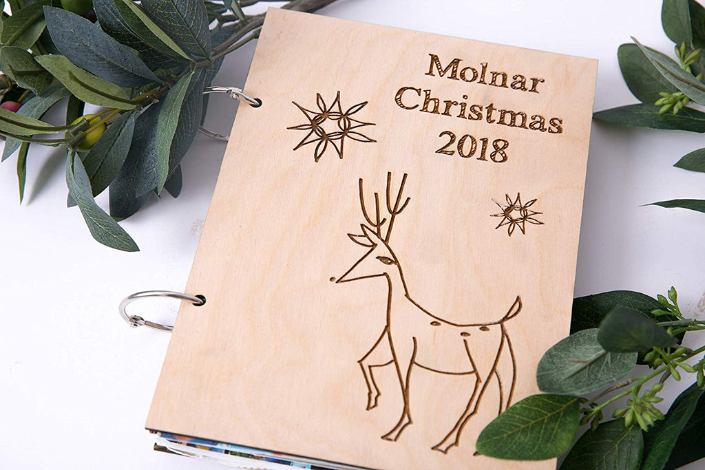 Christmas Reindeer Card Keeper, Personalized - Cades and Birch 