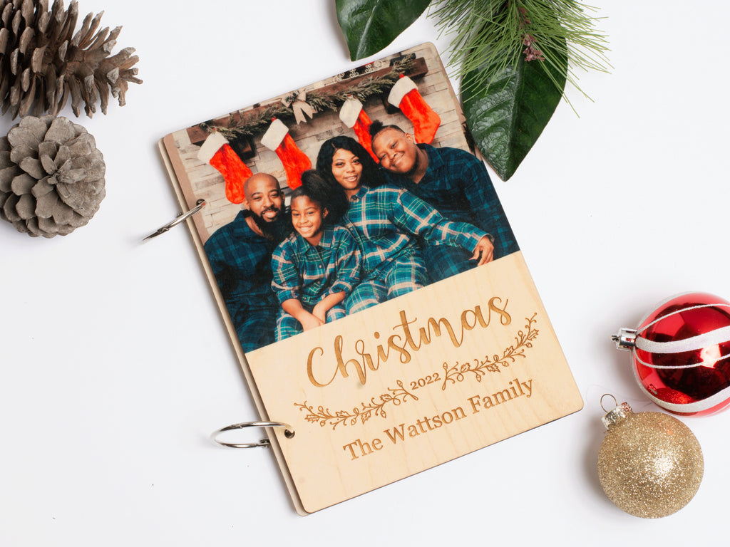 Christmas Card Keeper Personalized Binder Photo Album