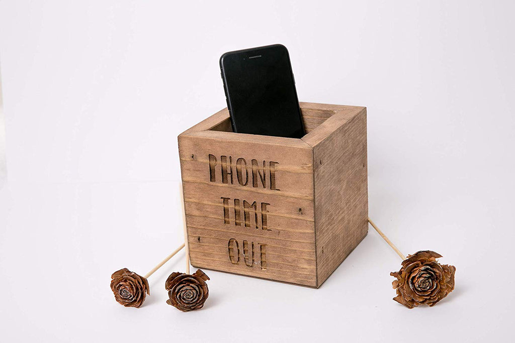 Unplug Box - Personalized Family Phone Time Out - Cades and Birch 