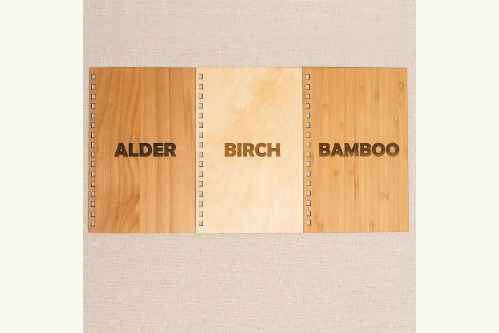 Mountains Personalized Wood Journal - Bamboo, Alder, Birch Options - Cades and Birch 