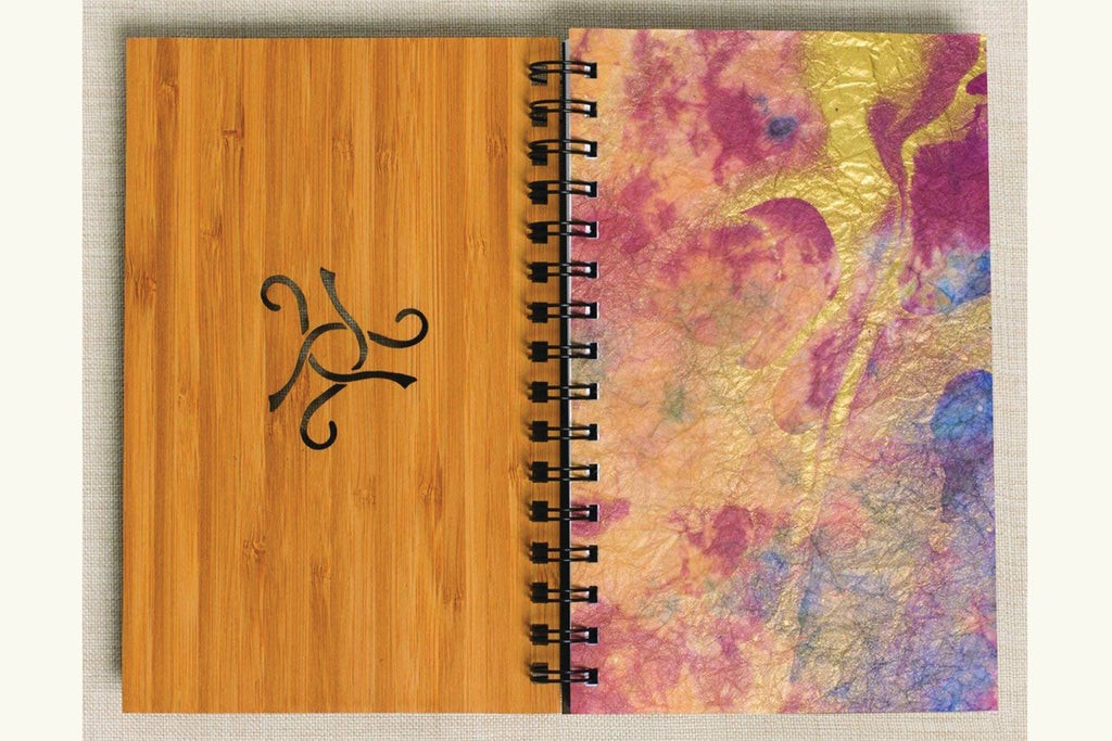 Cat Knot Personalized Wood Journal - Cades and Birch 
