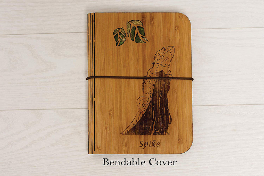 Bearded Dragon Wood Journal - Cades and Birch 