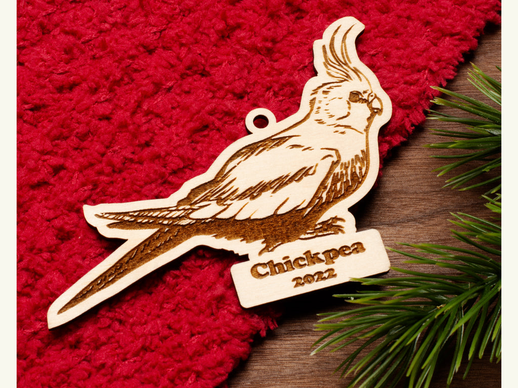 Cockatiel Pet Christmas Ornament