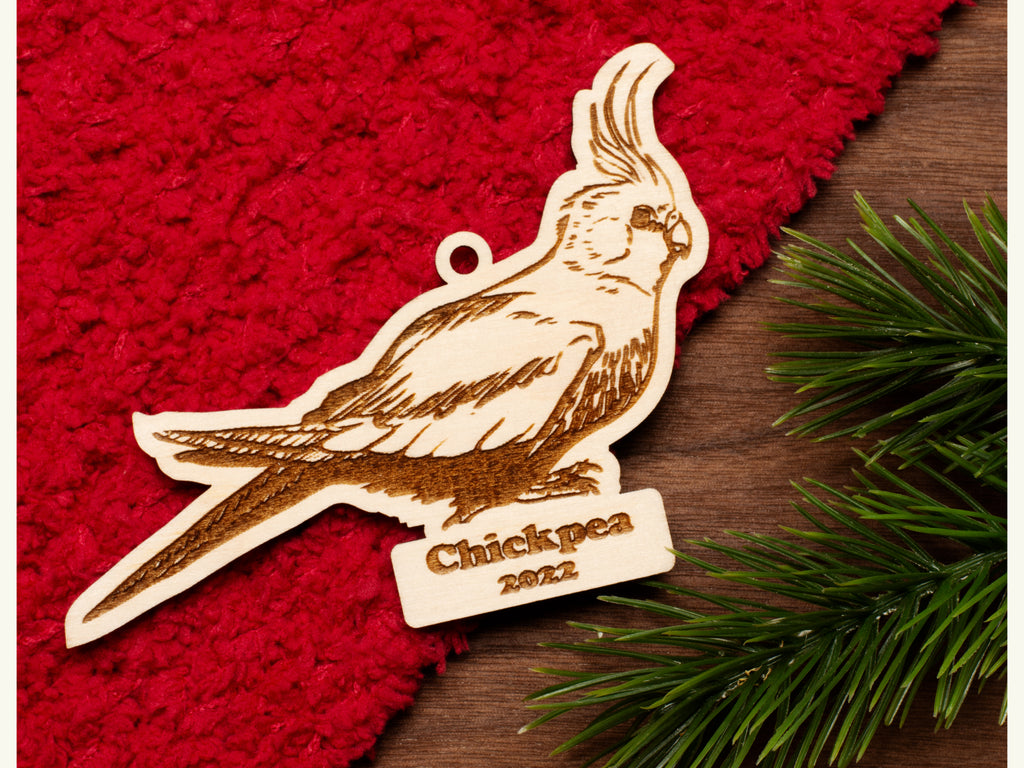 Cockatiel Pet Christmas Ornament