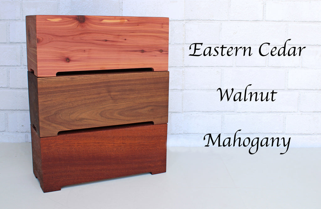 Wood Planter Box with Name - Desk Supplies Organizer Storage - Cades and Birch 